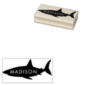 Tampons Encreurs Sharks mignon Nom de l'enfant (Tamponné)