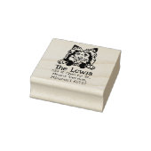 Tampons Encreurs Shetland Sheepdog Chien, adresse de retour, (Tampon)