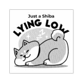 Tampons Encreurs Shiba Inu Art : Juste un Shiba Lying Low (Impression)