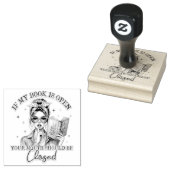 Tampons Encreurs Si Mon Livre Est Ouvert... (Tamponné)