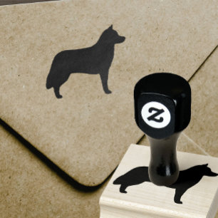 Tampons Encreurs Sibérie Husky Chien race Silhouette