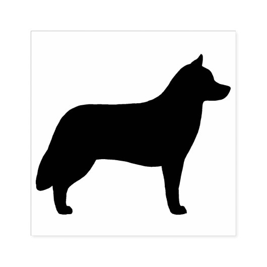 Tampons Encreurs Sibérie Husky Chien race Silhouette (Impression)