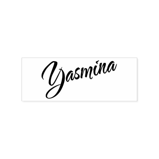 Tampons Encreurs Signature cursive du nom Yasmina (Impression)