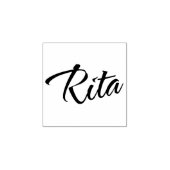 Tampons Encreurs Signature de script cursive Rita name (Impression)