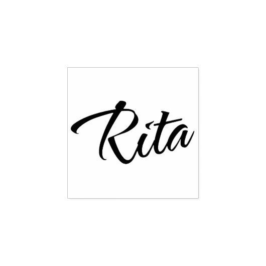 Tampons Encreurs Signature de script cursive Rita name (Impression)
