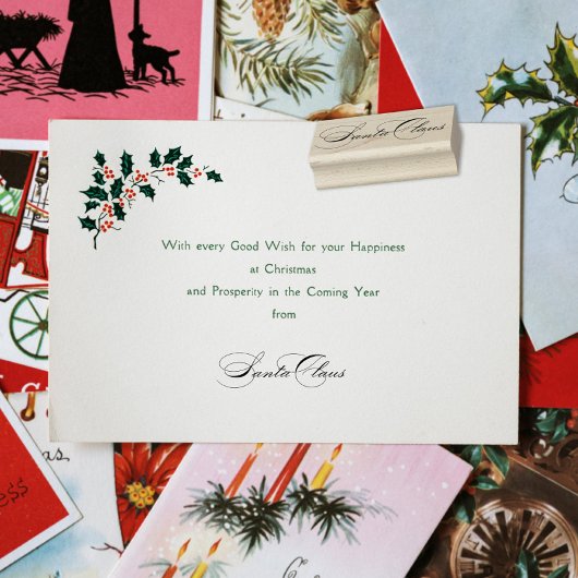 Tampons Encreurs Signature du Père Noël III