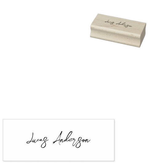 Tampons Encreurs Signature Elégant Timbre en caoutchouc personnalis (Tamponné)