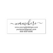 Tampons Encreurs Signature manuscrite de police de script (Impression)
