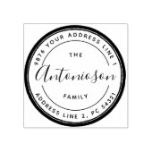 Tampons Encreurs Signature minimale du cercle (Impression)