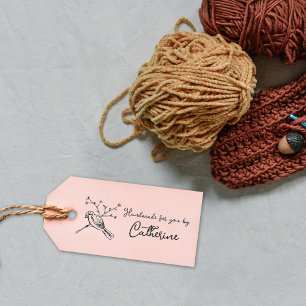 Tampons Encreurs Signature minimaliste avec Oiseau de Bruant, Perso