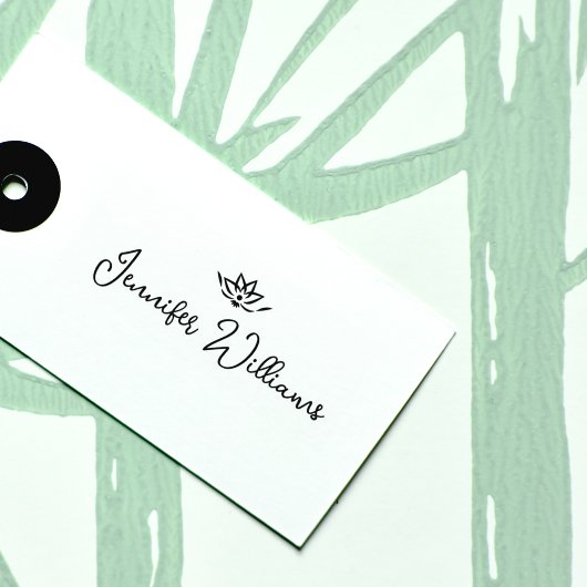 Tampons Encreurs Signature minimaliste de calligraphie zen