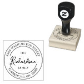 Tampons Encreurs Signature Sceau auto-allumage, Ru adresse de retou (Tamponné)