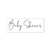 Tampons Encreurs Signature Script Baby shower simple (Impression)