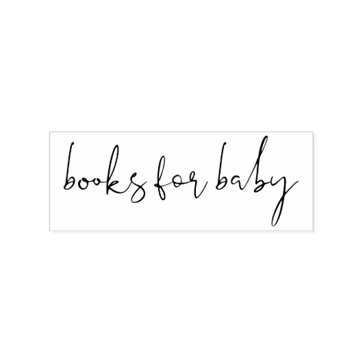 Tampons Encreurs Signature Script Lettres Livres pour bébé (Impression)