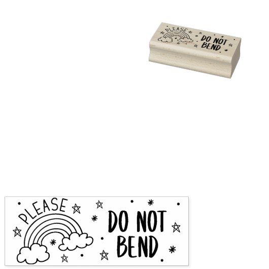 Tampons Encreurs S'Il Vous Plaît Ne Pas Plier, Emballage (Tamponné)