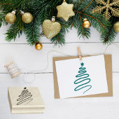 Tampons Encreurs Silhouette Arbre de Noël