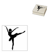 Tampons Encreurs Silhouette Ballerina Simple (Tamponné)