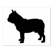 Tampons Encreurs Silhouette Bulldog, Chien, Timbre en caoutchouc de (Impression)