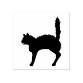 Tampons Encreurs Silhouette De Chat Peur Avec Arrière Courbé Et Tai (Impression)