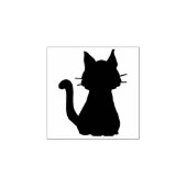 Tampons Encreurs Silhouette de chaton assis (Impression)