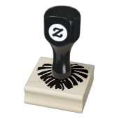 Tampons Encreurs Silhouette de feuille de jungle tropicale (Tampon)