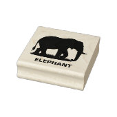 Tampons Encreurs Silhouette d'éléphant personnalisée (Tampon)
