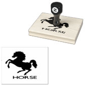 Tampons Encreurs Silhouette des chevaux (Tamponné)