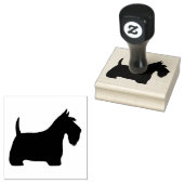 Tampons Encreurs Silhouette écossaise Terrier | Chien écossais (Tamponné)
