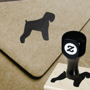 Tampons Encreurs Silhouette noire de Terrier de Russe