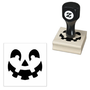 Tampons Encreurs Silhouette simple Citrouille sculpté Halloween