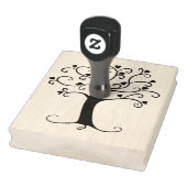 Tampons Encreurs Silhouettes d'arbre cardiaque, Timbre en caoutchou (Tampon)