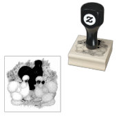 Tampons Encreurs Silkies du jardin de fleurs (Tamponné)