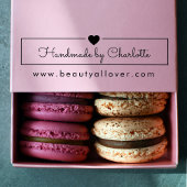 Tampons Encreurs Simpel, écriture manuscrite, "Fabriqué à la main p