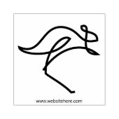 Tampons Encreurs Simple Animal Kangourou (Impression)