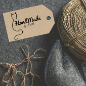 Tampons Encreurs Simple chat fait main