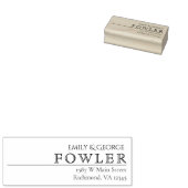 Tampons Encreurs Simple Classic Adresse de retour en caoutchouc Tim (Tamponné)