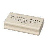 Tampons Encreurs Simple classique moderne adresse de retour minimal (Tampon)