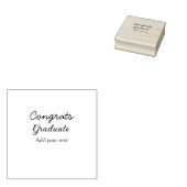 Tampons Encreurs Simple congratulation graduation add your (Tamponné)
