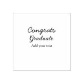 Tampons Encreurs Simple congratulation graduation add your (Impression)
