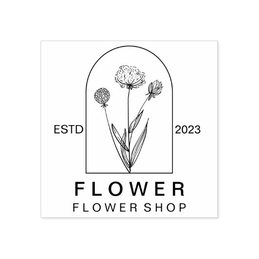 Tampons Encreurs Simple Dandelion Flower | Minimal Botanical (Impression)