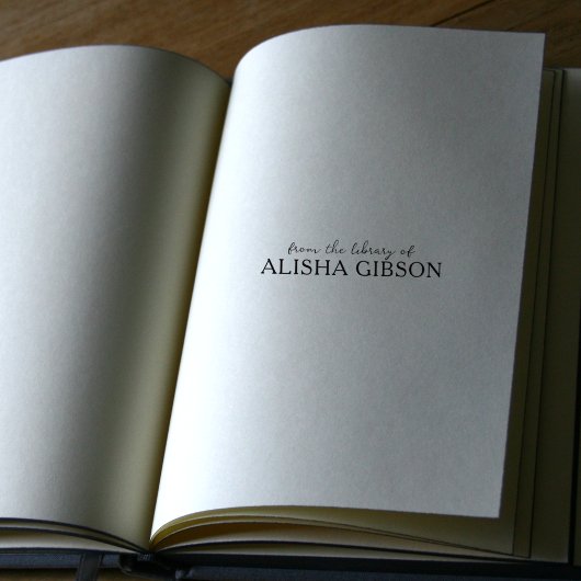 Tampons Encreurs Simple De La Bibliothèque De... Livre