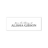 Tampons Encreurs Simple De La Bibliothèque De... Livre (Impression)