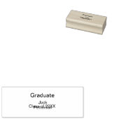 Tampons Encreurs simple diplôme minimal ajouter nom classe moderne (Tamponné)