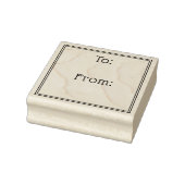 Tampons Encreurs Simple elegant border to from gift label (Tampon)