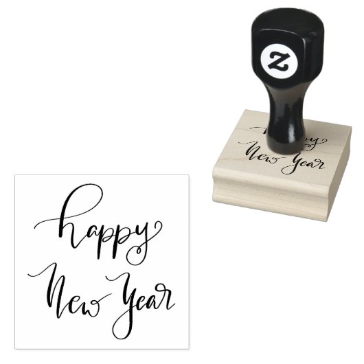 Tampons Encreurs Simple et élégant | Joyeux script Décontracté du N (Tamponné)