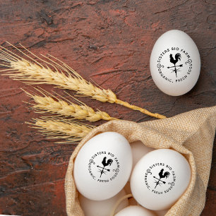 Tampons Encreurs Simple et rustique   OEufs Vintages de ferme de no