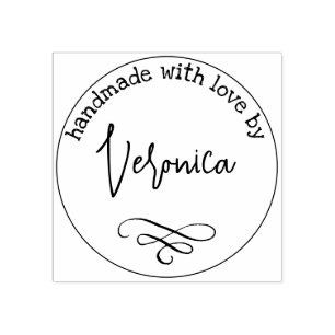 Tampons Encreurs Simple Fait À La Main Avec Amour Par Prénom Person