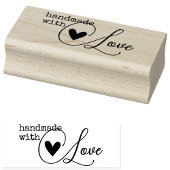 Tampons Encreurs Simple fait à la main avec coeur d'amour Simple él