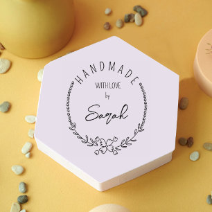 Tampons Encreurs Simple Floral fait à la main avec amour