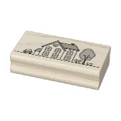 Tampons Encreurs Simple House Line Art (Tampon)